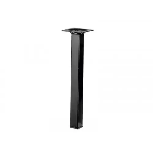Pied table basse carré HETTICH fixe, H.25 cm acier époxy noir – HETTICH Expédition Rapide
