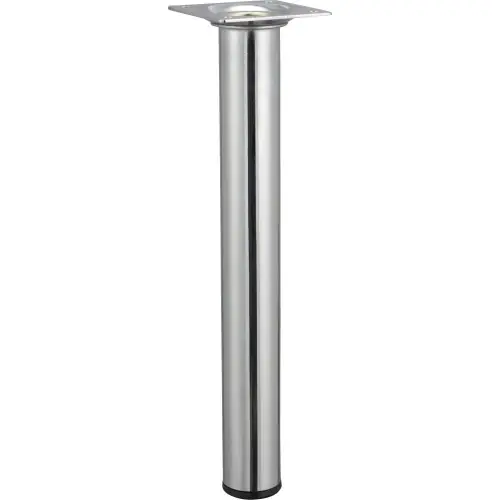 Pied table basse cylindrique HETTICH fixe acier chromé gris – HETTICH Satisfait Ou Remboursé