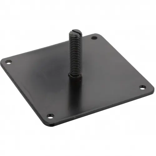 Offre Spéciale Plaque de montage acier à visser, Diam.10 x H.90 mm x l.90 mm - HETTICH