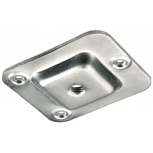 Soldes Plaque de montage acier à visser x H.67 mm x l.58 mm - HETTICH