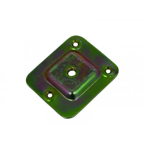 Plaque de montage inclinaison 10° acier à visser, H.67 x l.58 mm - HETTICH Petit Prix