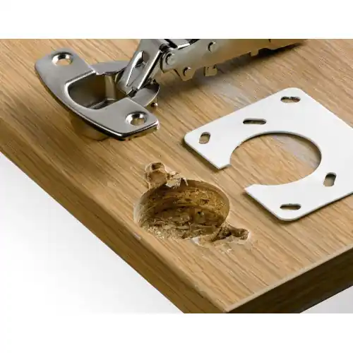 Plaque de réparation pour charnière invisible côté boîtier et côté porte – HETTICH Vente Directe