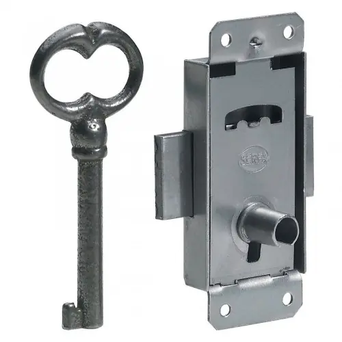 Serrure de meuble fer en applique HETTICH 15 mm réversible - HETTICH Nouvelle Collection