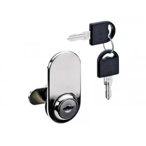 Serrure de vitrine acier à encastrer HETTICH de 4 a 14 mm reversible - HETTICH Acheter Direct