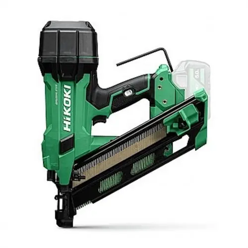 Cloueur - 90mm 34° 18V - Li-ion Brushless Tête en D bande papier sans batterie ni chargeur HitCase - Hikoki Prix Choc