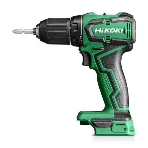 Nouvel Arrivage Perceuse visseuse – 55Nm 18V – Li-ion livrée sans batterie ni chargeur – en carton – Hikoki