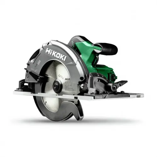 Dernière Chance Scie circulaire - Ø190 capacité 66 - 1300W - frein moteur semelle adaptrail lame bois HitCase - Hikoki