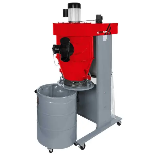 Offre Du Jour Aspirateur à copeaux cyclone avec télécommande et nettoyage automatique - modèle RLE1500 - 1 500 W - 1 900 m³h - 230 V - Holzmann