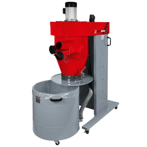 Offre Exclusive Aspirateur à copeaux cyclonique - modèle RLE2200 - 2 200 W - 400 V - Holzmann