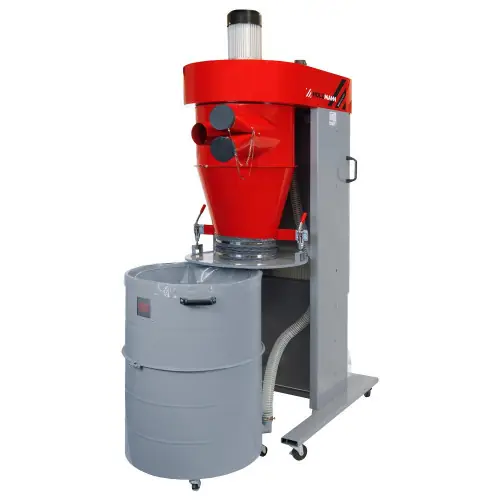 Aspirateur à copeaux cyclonique professionnel - modèle RLE3000 - 3 200 m³h - 3 000W - 400V - Holzmann Promotion