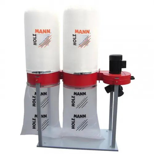 Achat Immédiat Aspirateur à copeaux de bois 2 x 307 L – 400 V – 2200 W – Holzmann