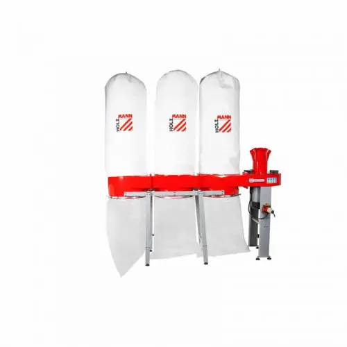 Aspirateur à copeaux de bois 3 x 160 L - 400 V - 3800 W - Holzmann Meilleur Choix
