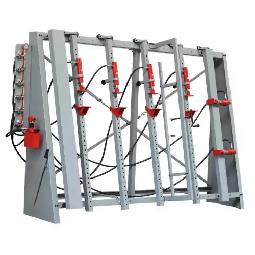 Cadreuse hydraulique manuelle 6 vérins - Holzmann Commander Vite