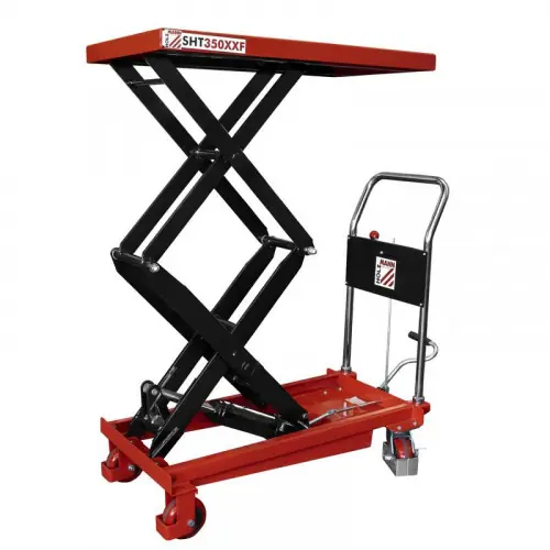 Chariot a table elevatrice a double ciseaux - Holzmann Satisfait Ou Remboursé