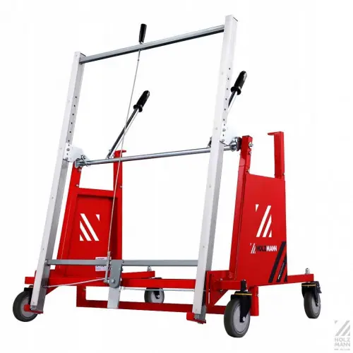Jusqu'à Épuisement Des Stocks Chariot de transport pour panneaux - PW3025KIPP - 150 kg - Support inclinable - Mécanisme de levage intégré - Holzmann