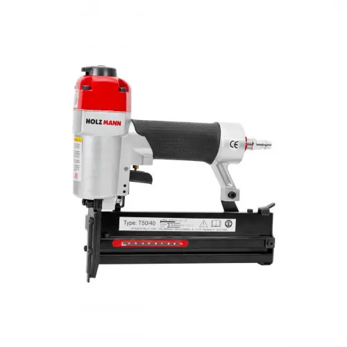 Offre Du Jour Cloueuse T12 et agrafeuse T90 pneumatique 8 à 50 mm T5040 – Holzmann