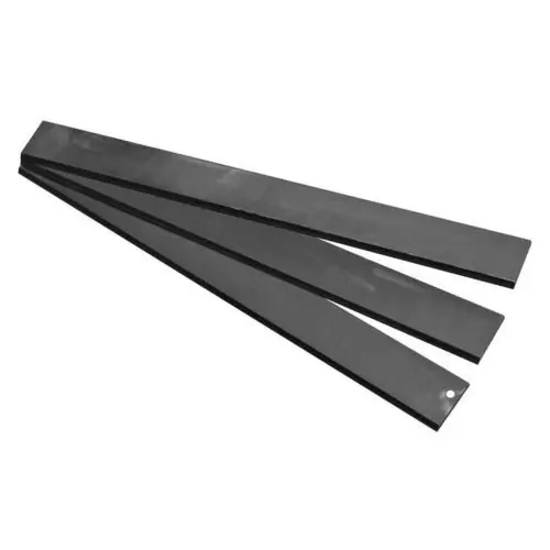 Marque Coffret de 4 couteaux raboteuses bois – 410 x 19 x 1 mm – métal noir – Holzmann