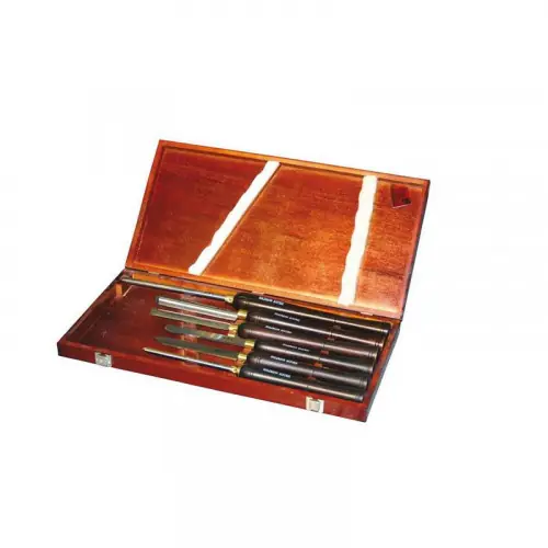 Acheter Direct Coffret de 6 gouges de tournage de haute qualité HSS – Holzmann