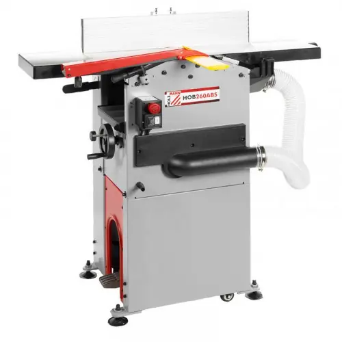 Dégauchisseuse raboteuse avec dépoussiéreur intégré - 1 800 W - 400 V - triphasé - Holzmann Must-Have