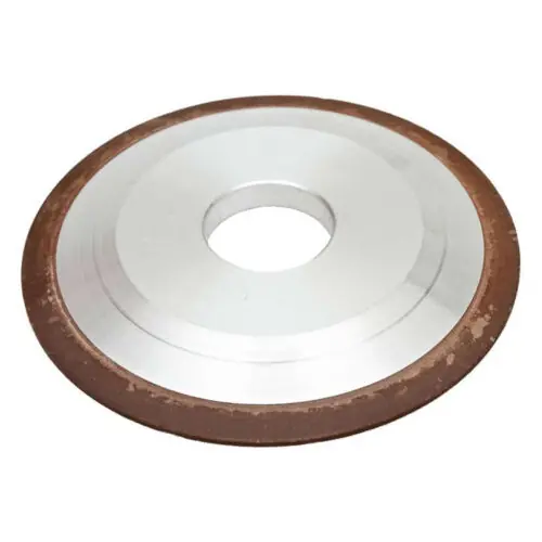 Prix Réduit Disque diamant 125 mm grain 120 - alésage 32 mm pour affûtage de lames carbure - Holzmann