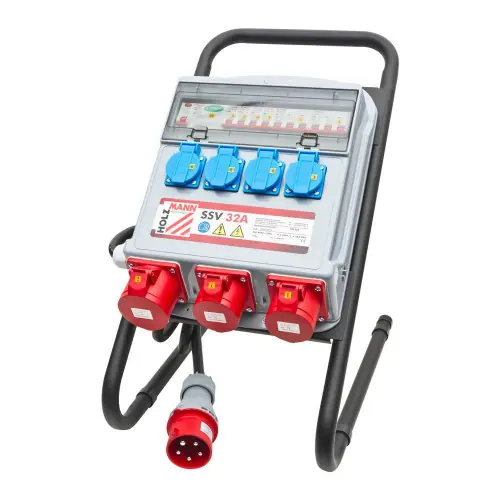 Certifié Distributeur d‘alimentation autonome - 32 A - Holzmann