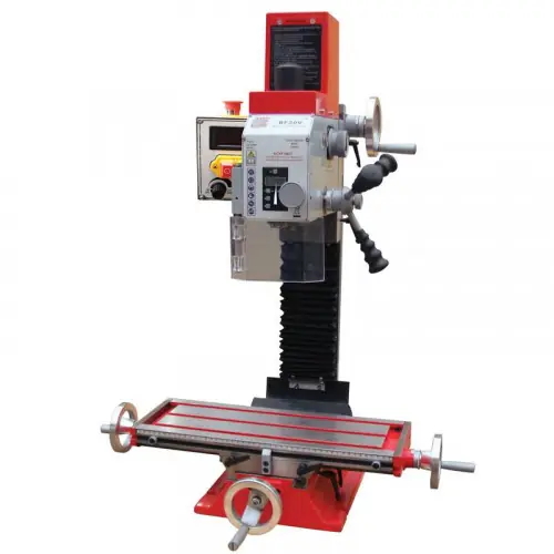 Acheter Direct Fraiseuse verticale métal inclinable affichage digital – D. 20 mm – 230V – 700W – Holzmann