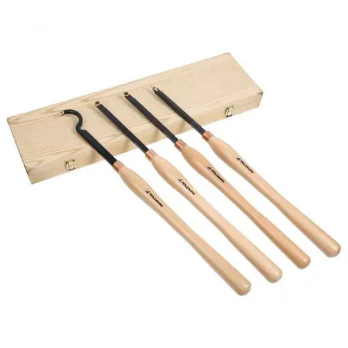 Jeu de burins H4TLGXL - pointes carbure remplaçables - longueur 602 mm - Holzmann Prix Cassé