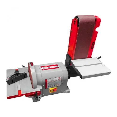Meuleuse à bande et à face – 550 W – unité inclinable 0° à 90° – Holzmann Marque