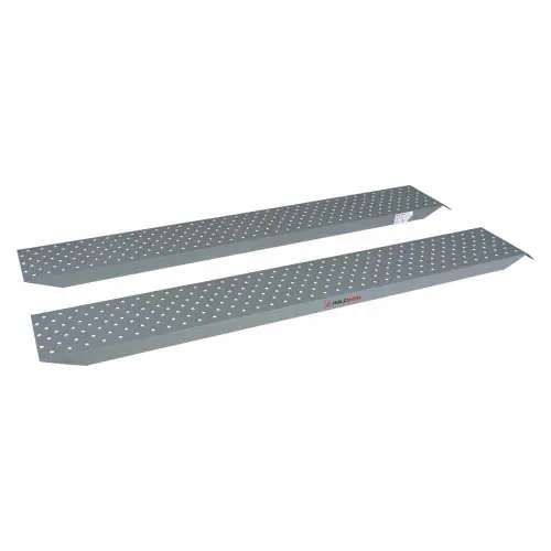 Paire de rampes de chargement acier - modèle RAMP04T - 1 592 x 225 mm - 200 kg par rampe - Holzmann Commander Maintenant