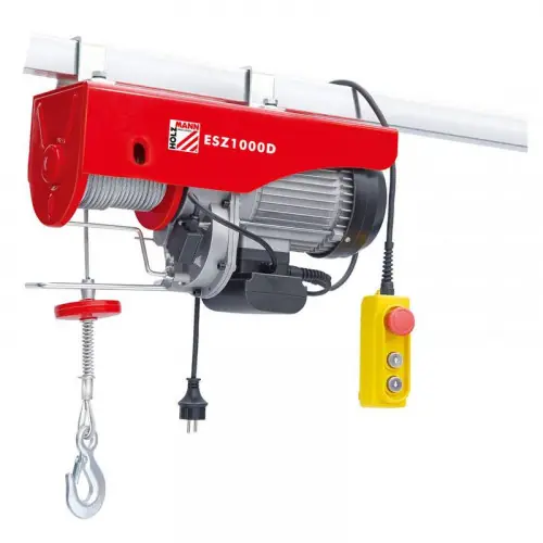 Palan électrique 1600 W - 230 V - charge max 1000 kg - Holzmann Paiement Sécurisé