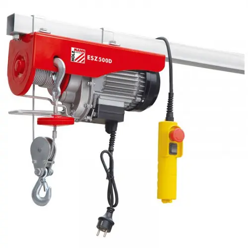Palan électrique - 900 W - 230 V - charge max 500 kg - Holzmann Acheter Direct