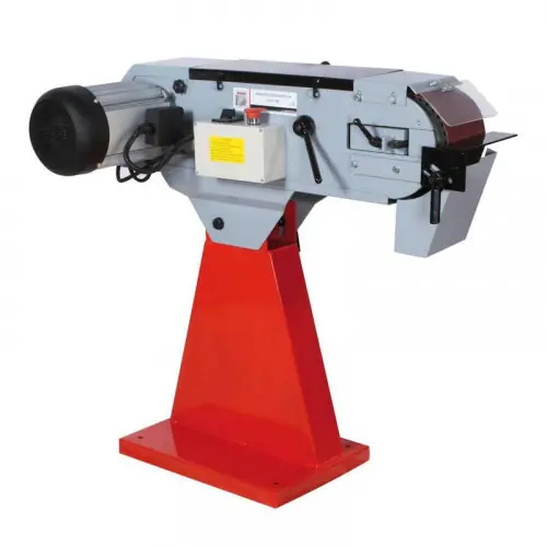 Ponceuse à bande métal 2 vitesses 2 000 x 150 mm - 4 000/5 900 W 400 V - triphasé - Holzmann Prix Choc