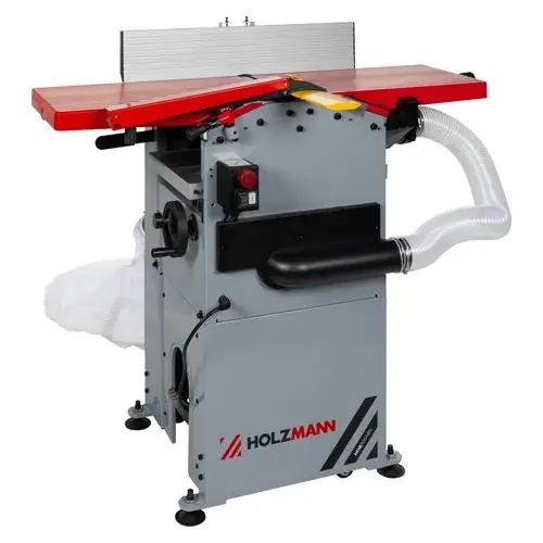 Nouvelle Collection Raboteuse dégauchisseuse bois 305 mm - aspiration intégrée 400 V - Holzmann