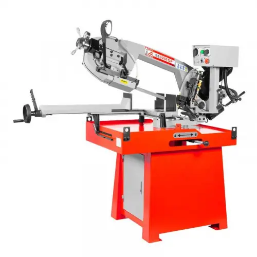 Scie à ruban à metaux – 1100 (1) / 1500 (2)W – 400 V / 50 Hz – Holzmann Marque