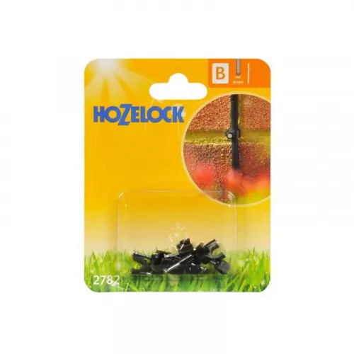 Attache murale en plastique pour fixer le tuyau de 4mm sur un mur et une terrasse (x12) – HOZELOCK Soldes