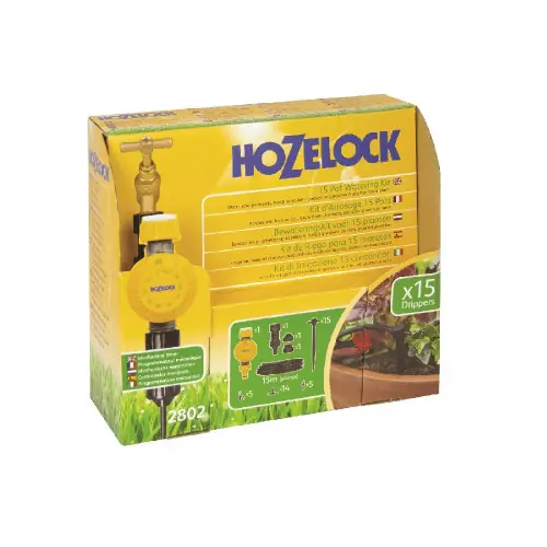 Kit d’arrosage automatique Micro Irrigation 15 pots – HOZELOCK Meilleur Prix