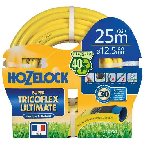 Dernière Chance Tuyau d’arrosage multi usage Ultimate ultra robuste 19 mm 50 m jaune – HOZELOCK
