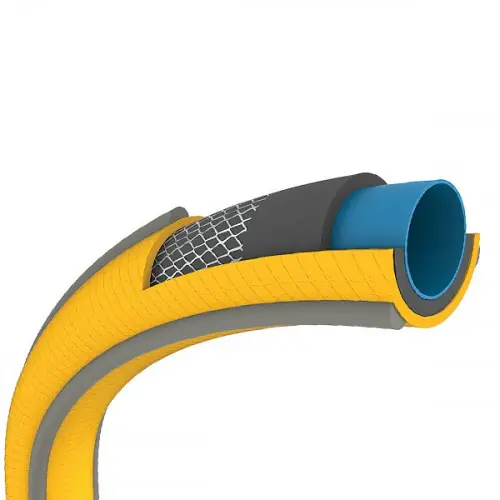 Tuyau d’arrosage Ultraflex anti torsion 40 % PVC recyclé 19 mm 50 m jaune gris – HOZELOCK Usine Directe