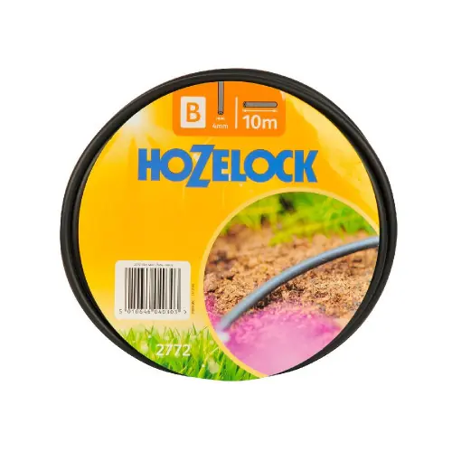 Authentique Tuyau Micro 4mm pour l’arrosage au goutte à goutte PVC de 10 m – HOZELOCK