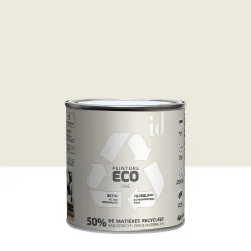 Peinture craie mur / plafond ID Eco satiné 0.5 l - ID Meilleure Vente