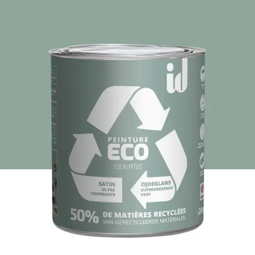Vente Flash Peinture eucalyptus mur / plafond ID Eco satiné 2 l - ID