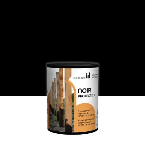 Revêtement d‘étanchéité Noir Protecteur, LAKEONE, noir 1 litre - ID Bon Plan
