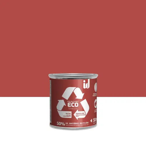 Testeur peinture terracotta mur / plafond ID satiné 0.05 l - ID Offre Du Jour