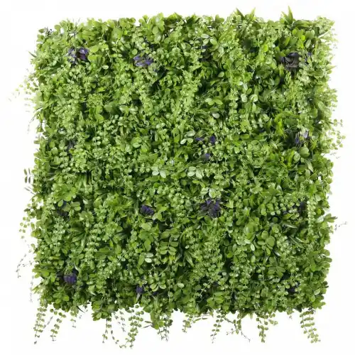 Mur vegetal artificiel foret tempérée, 30% recyclé, H.1 x L.1m, IDEAL GARDEN - IDEAL GARDEN Meilleure Vente