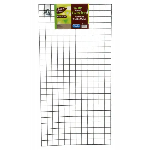 Soldes Treillage fixe droite, l.60 x H.120 x P.0.4 cm - IDEAL GARDEN