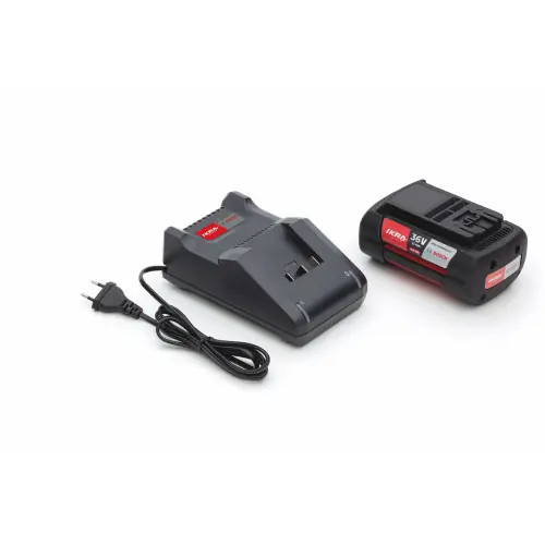 Marque Chargeur de batterie BOSCH 36V 2Ah – Affichage LED – compatible avec les appareils sans fil 36V Bosch – Vendu sans batterie – Ikra