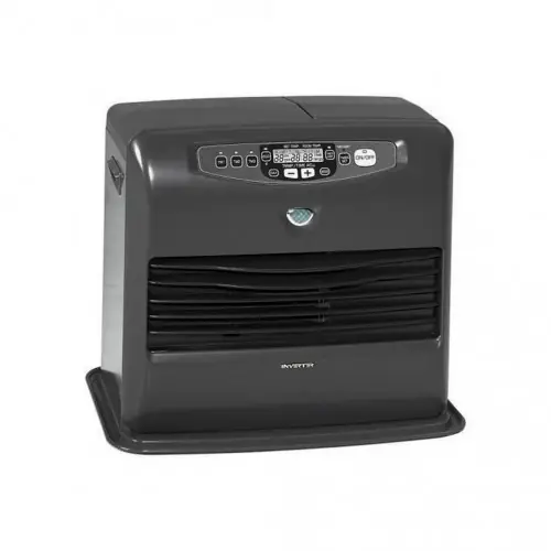 Poêle à pétrole électronique – Inverter 7748 noir – 4650W – programmable semaine – réservoir 7,2 L – 76m² – Inverter Prix Choc