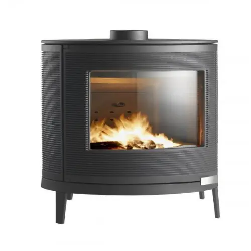 Promotion Saisonnière Poêle à bois KAORI – 9 kW – Rdt 75% – B. 58 cm – Fonte – Invicta