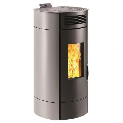 Poêle à granulés de bois Gris LODI 10 WiFi – 9,5 kW – Trémie 16,5 kg – Invicta Vente Flash