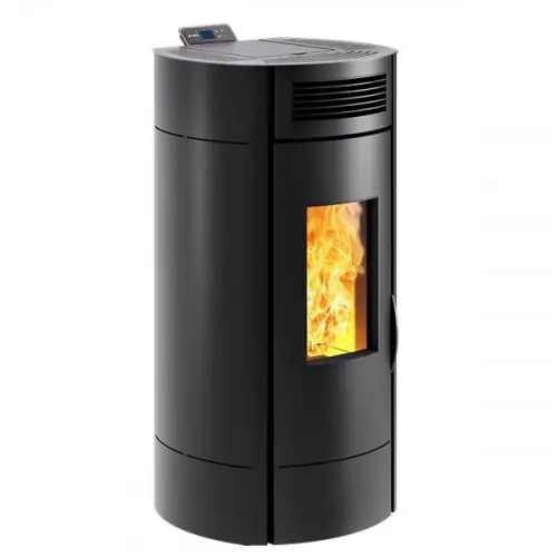 Poêle à granulés de bois Noir LODI 8 étanche WiFi – 8 kW – Trémie 16,5 kg – Invicta Bon Plan